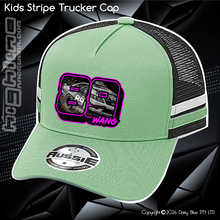 Load image into Gallery viewer, KIDS Stripe Trucker - Kenno
