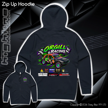 Load image into Gallery viewer, Zip Up Hoodie - Orgil Racing
