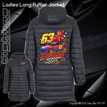 Load image into Gallery viewer, Ladies Long Puffer Jacket - Gumboot
