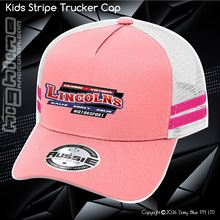 Load image into Gallery viewer, KIDS Stripe Trucker - Lincoln Motorsport
