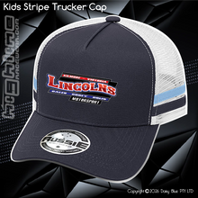 Load image into Gallery viewer, KIDS Stripe Trucker - Lincoln Motorsport
