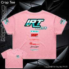 Load image into Gallery viewer, Ladies Crop Tee - IRT Brendan Wilson
