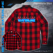 Load image into Gallery viewer, Flannelette Shirt - Below The Waterline Marine Services

