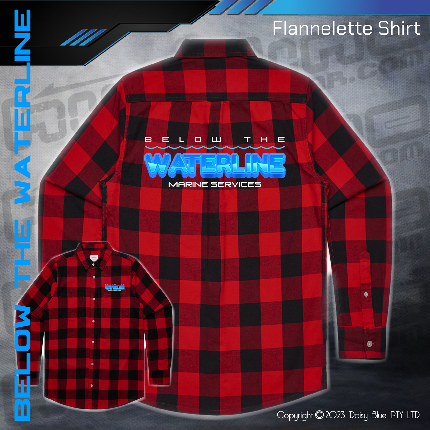 Flannelette Shirt - Below The Waterline Marine Services