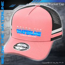 Load image into Gallery viewer, STRIPE Trucker Cap - Below The Waterline Marine Services
