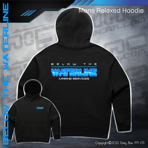 Relaxed Hoodie -   Below The Waterline Marine Services