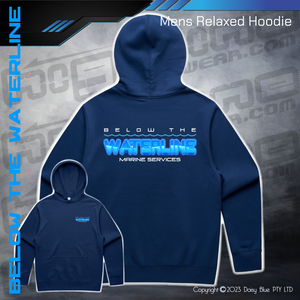 Relaxed Hoodie -   Below The Waterline Marine Services