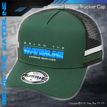 Load image into Gallery viewer, STRIPE Trucker Cap - Below The Waterline Marine Services
