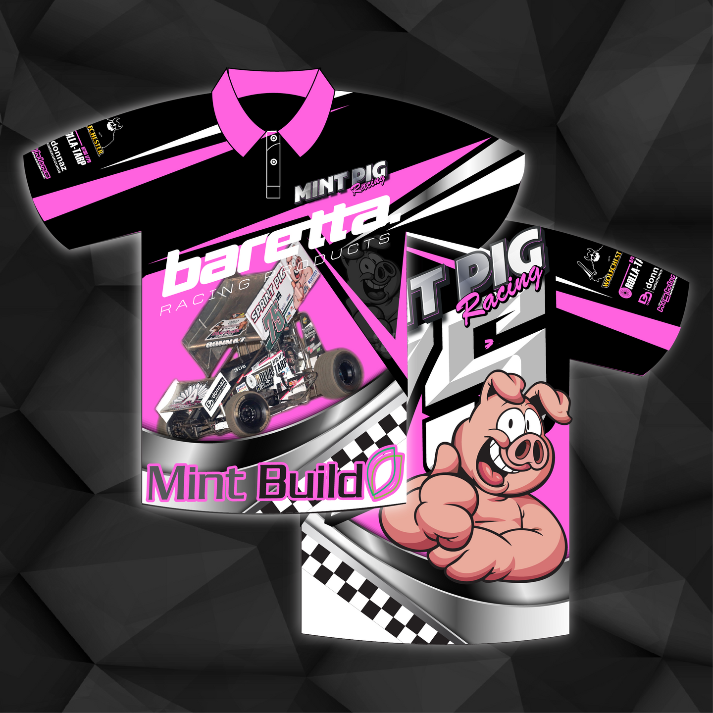 Dye Sub Apparel - CUSTOM DESIGN with Car Illustration