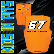 Load image into Gallery viewer, Hi Vis Vest - Kids in Pits
