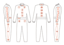 Load image into Gallery viewer, Adult Custom Multi Layer Race Suit - SFI 3.2a/15
