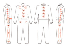 Load image into Gallery viewer, Adult Custom DOUBLE LAYER Race Suit - SFI 3.2a/5
