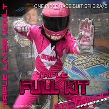 Load image into Gallery viewer, JY FULL KIT - Adult Custom TRIPLE LAYER Race Suit - SFI 3.2a/5
