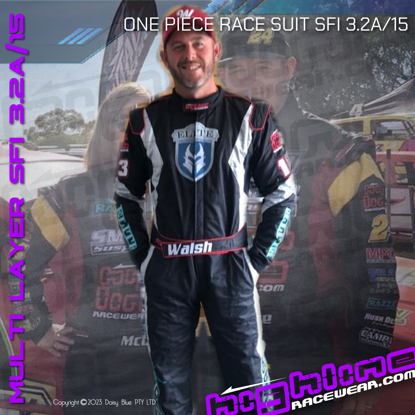 BT Adult Custom Multi LAYER Race Suit - SFI 3.2a/15