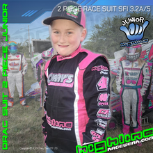 Load image into Gallery viewer, BT JUNIOR DRAG SUIT 2 Piece - Double Layer - SFI 3.2a/5
