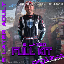 Load image into Gallery viewer, FULL KIT - Adult Custom 5 LAYER Race Suit - SFI 3.2a/15
