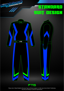 Adult Custom TRIPLE LAYER Race Suit - SFI 3.2a/5