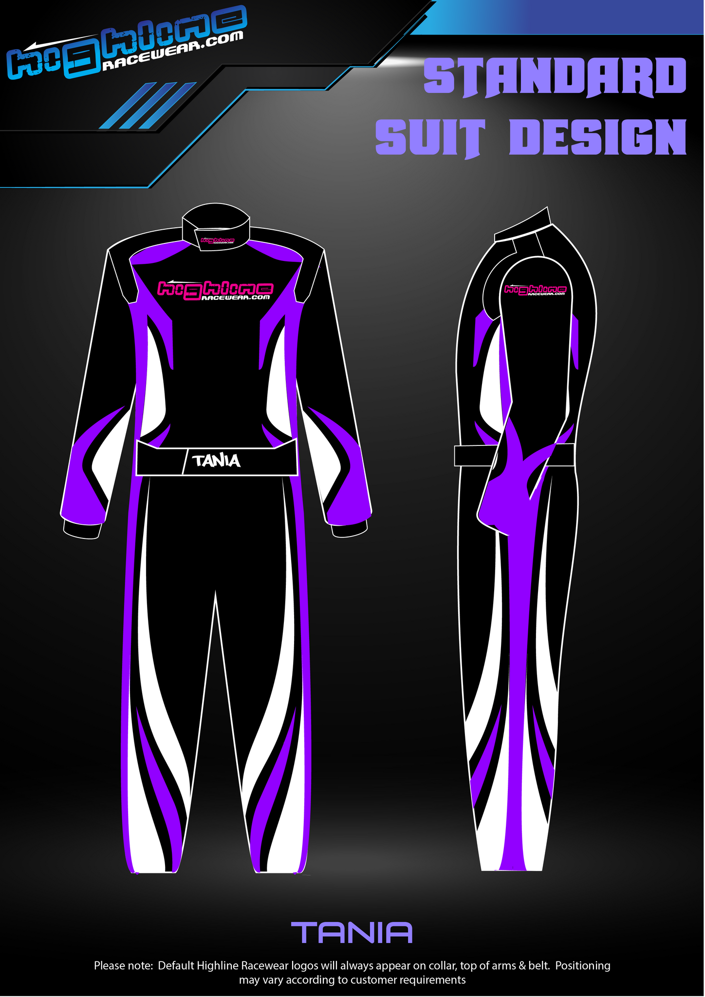 Custom Racewear Project One Racing SINGLE LAYER Adult Custom Race Suit - SFI 3.2a/1 โ Highline Racewear