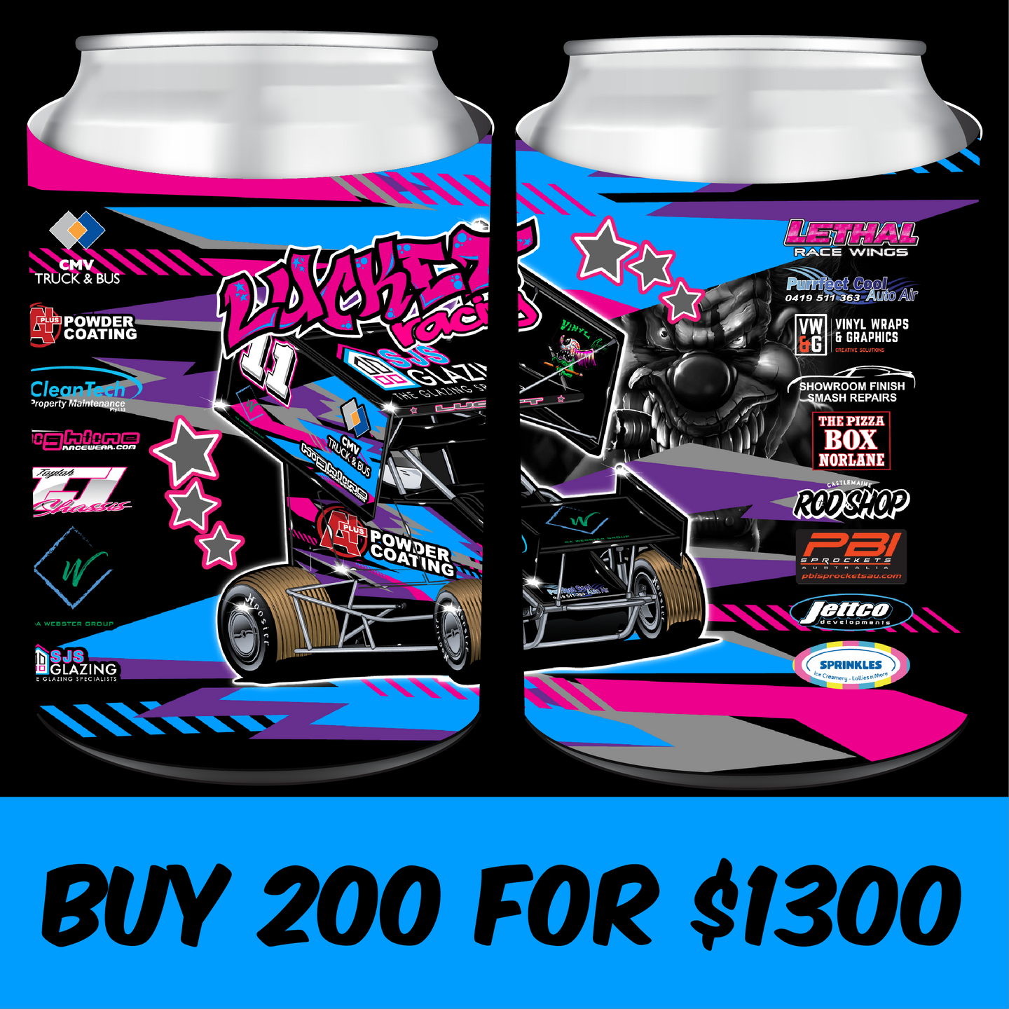 Stubby Holders - Buy 200 ($6.50ea)