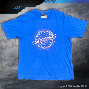 CLEARANCE TEE - ROYAL/MAUVE