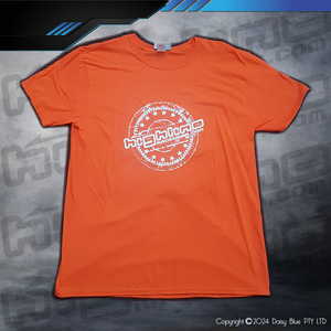 CLEARANCE TEE - ORANGE/SILVER