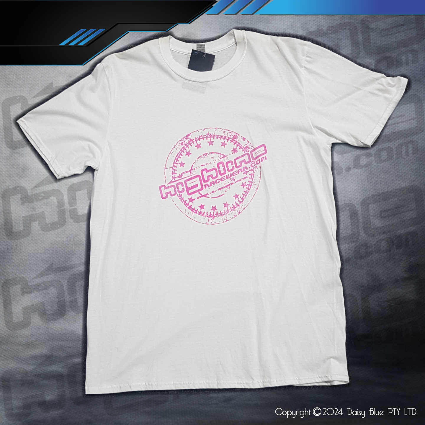 CLEARANCE TEE - WHITE/PINK
