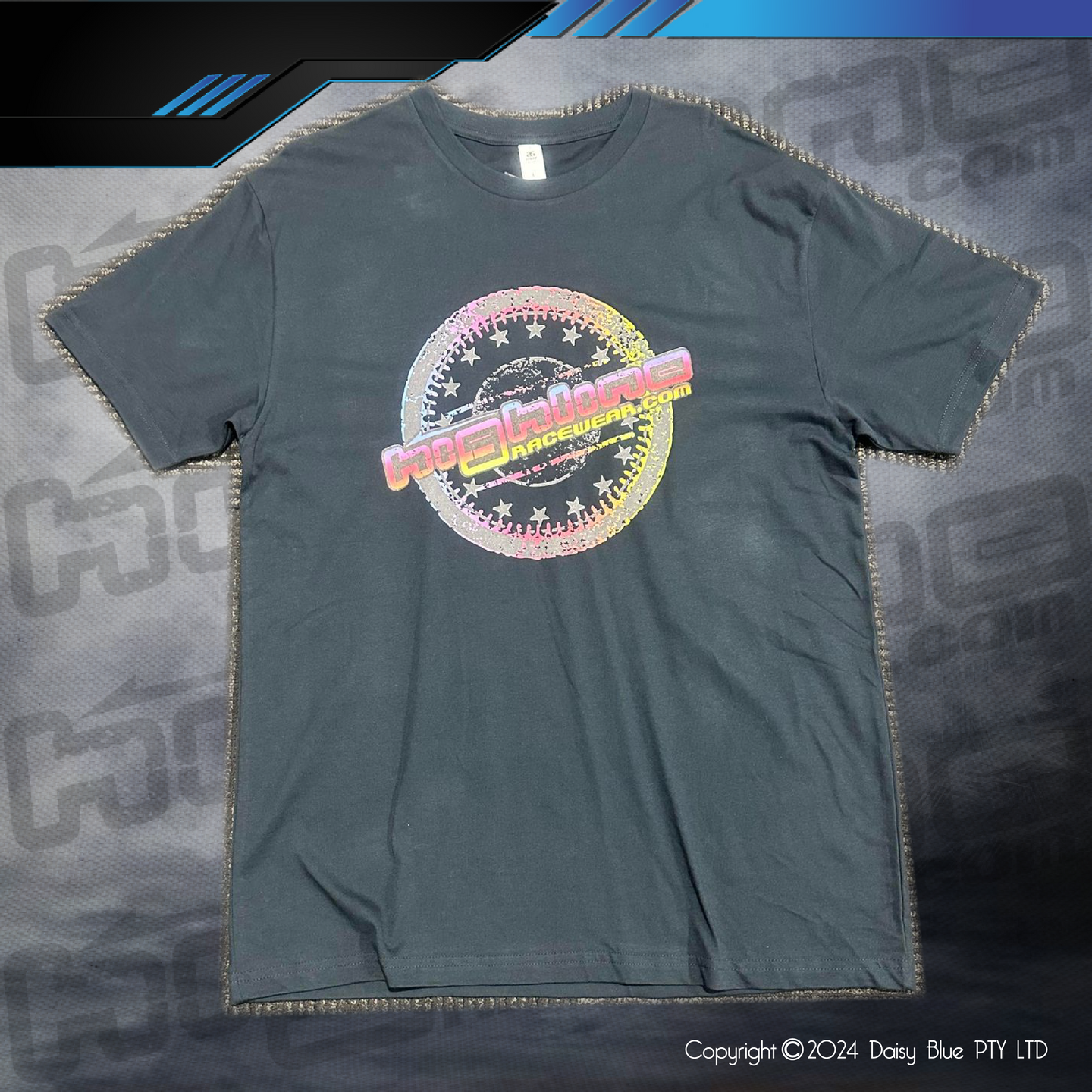 CLEARANCE TEE - NAVY/MULTI