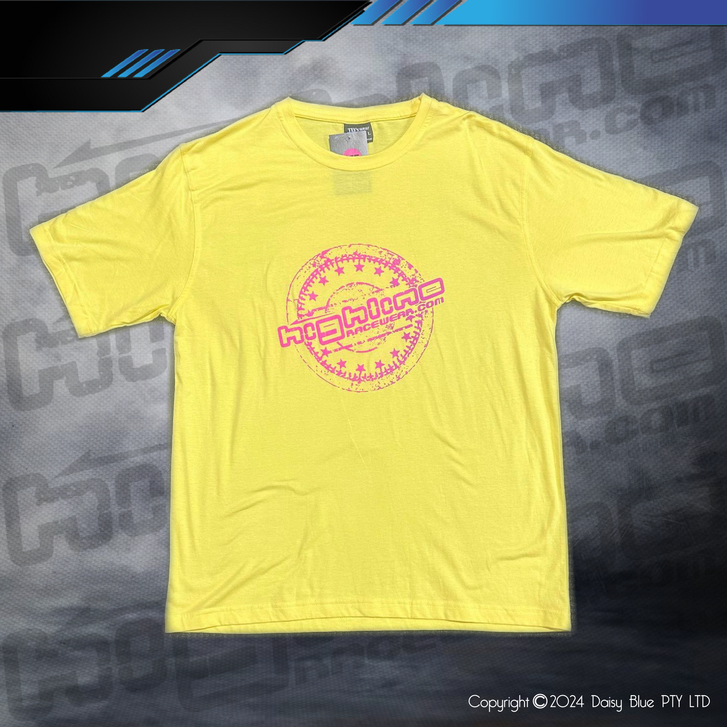 CLEARANCE TEE - LEMON/PINK