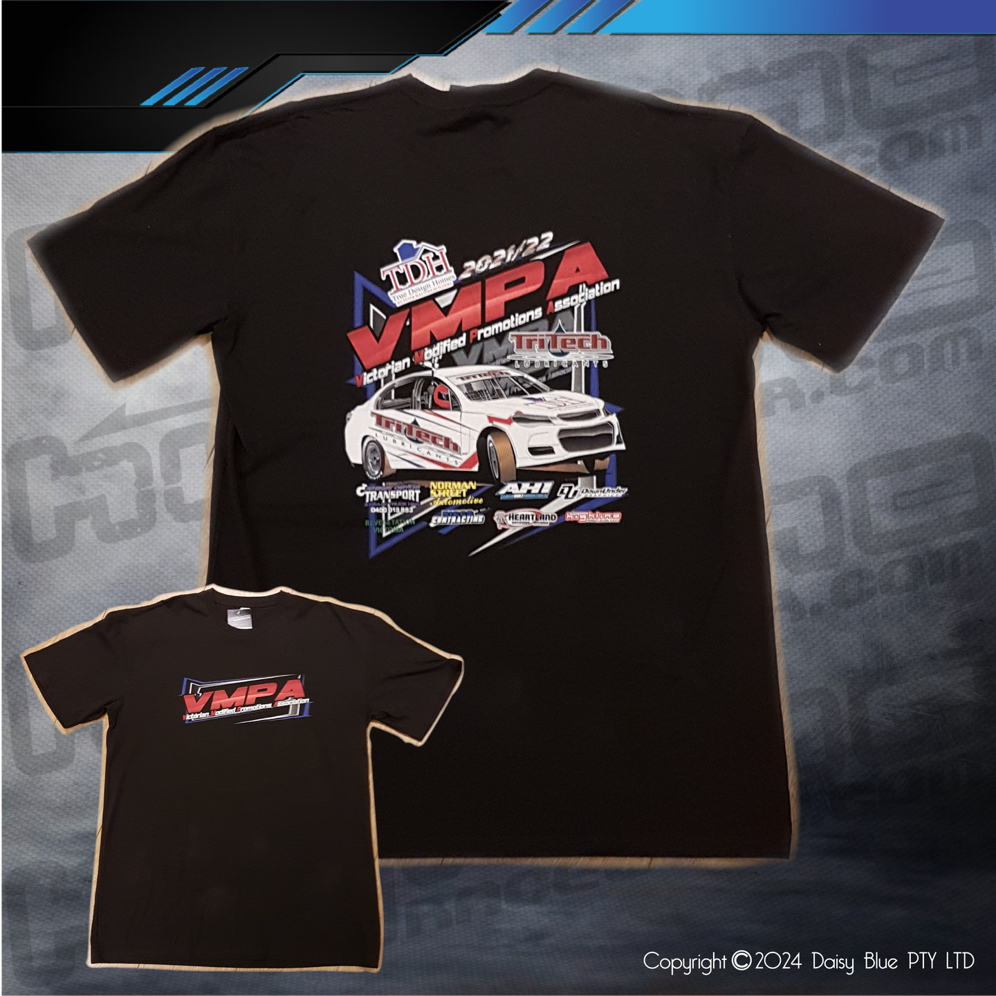 CLEARANCE TEE - BLACK MENS VMPA 21/22