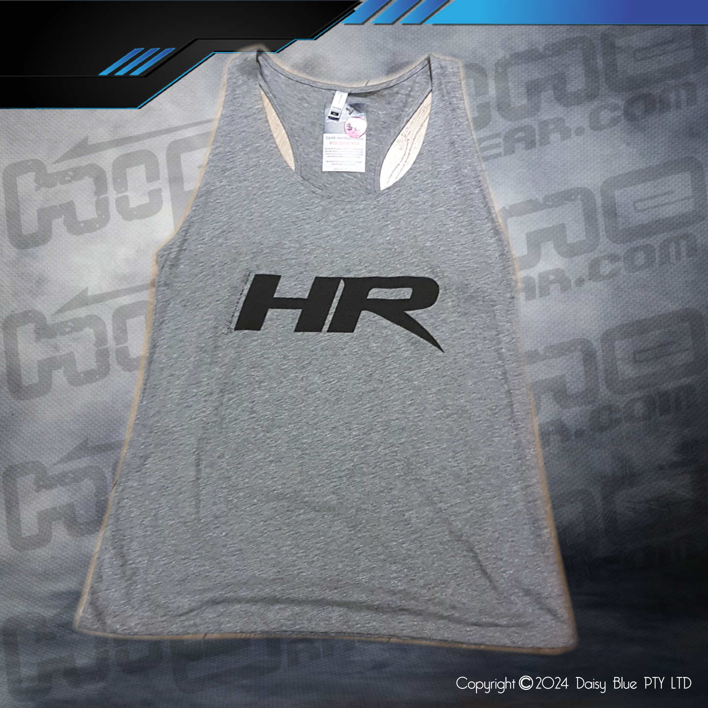 CLEARANCE TANK - GREY LADIES HR LOGO