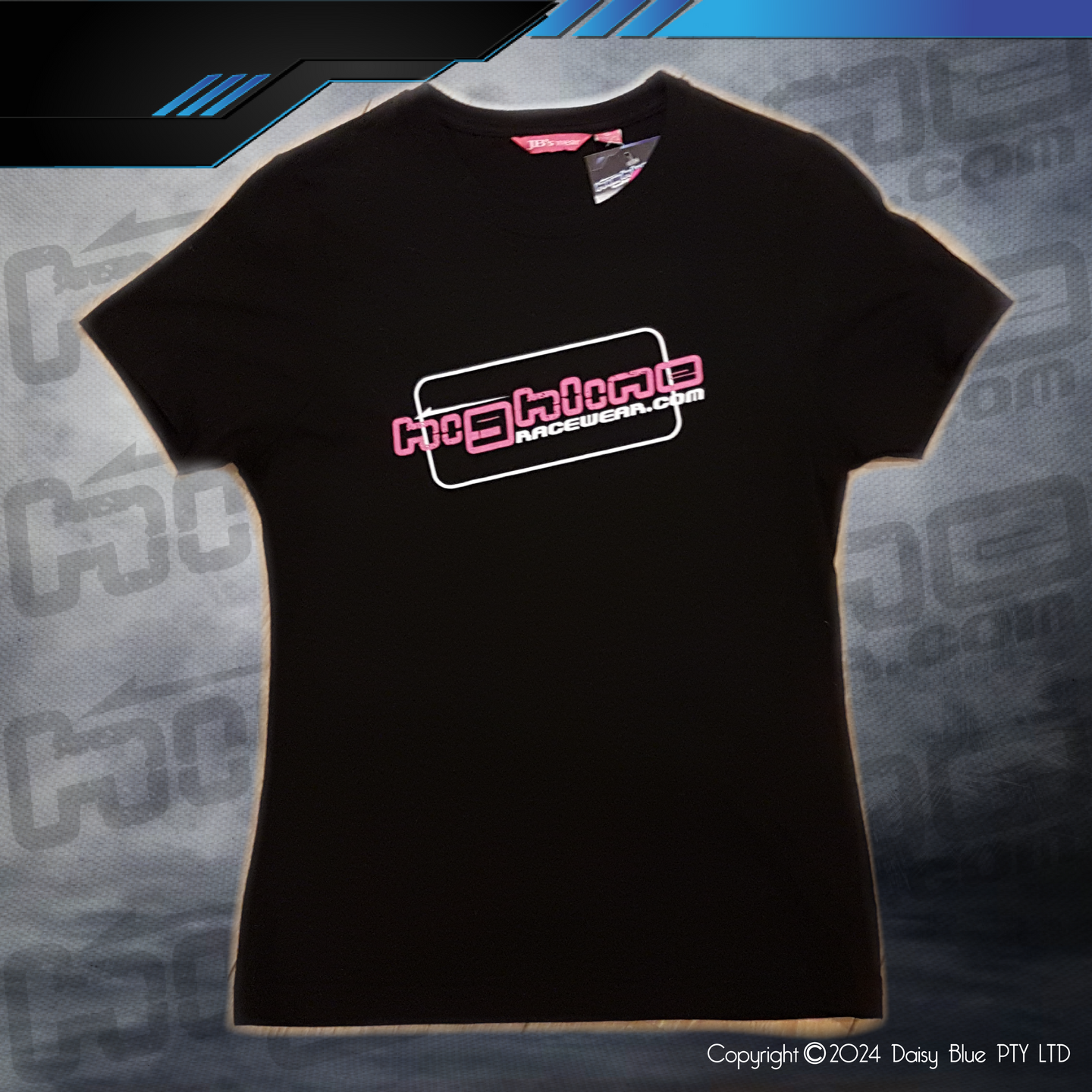 CLEARANCE TEE - BLACK LADIES HR LOGO