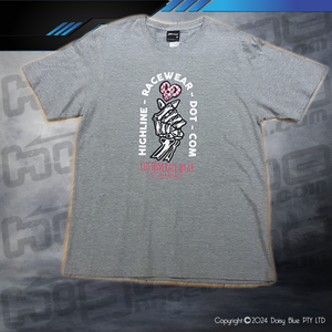 CLEARANCE TEE - GREY HEART DOME
