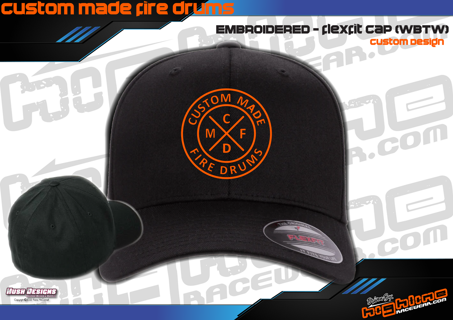 FLEX FIT CAP - Custom Made Fire Drums