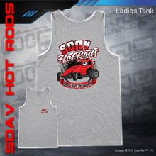 Load image into Gallery viewer, Ladies Tank - SDAV Hot Rod
