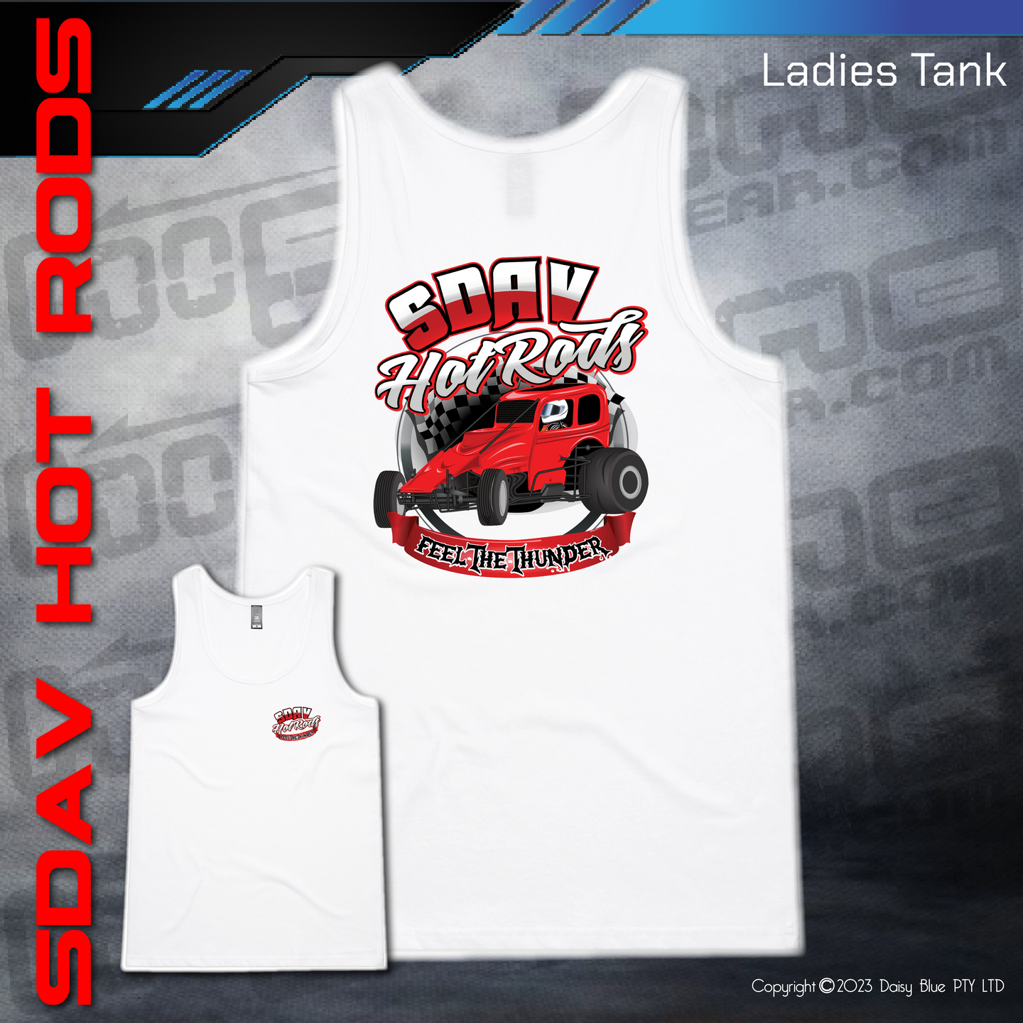 Ladies Tank - SDAV Hot Rod