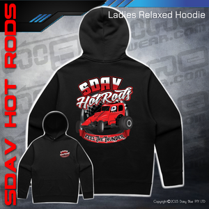 Relaxed Hoodie - SDAV Hot Rod