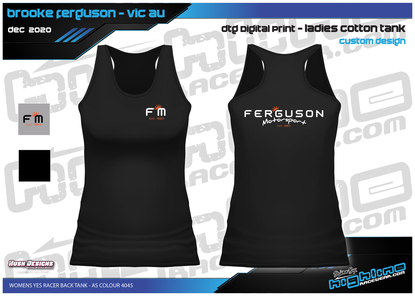 FM LADIES COTTON TANK