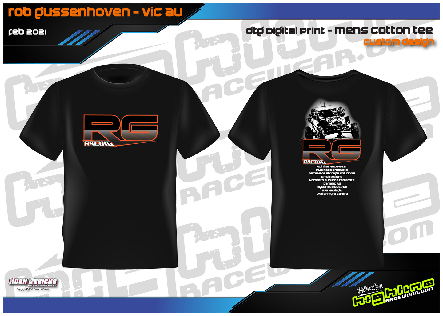 RG RACING - COTTON TEE