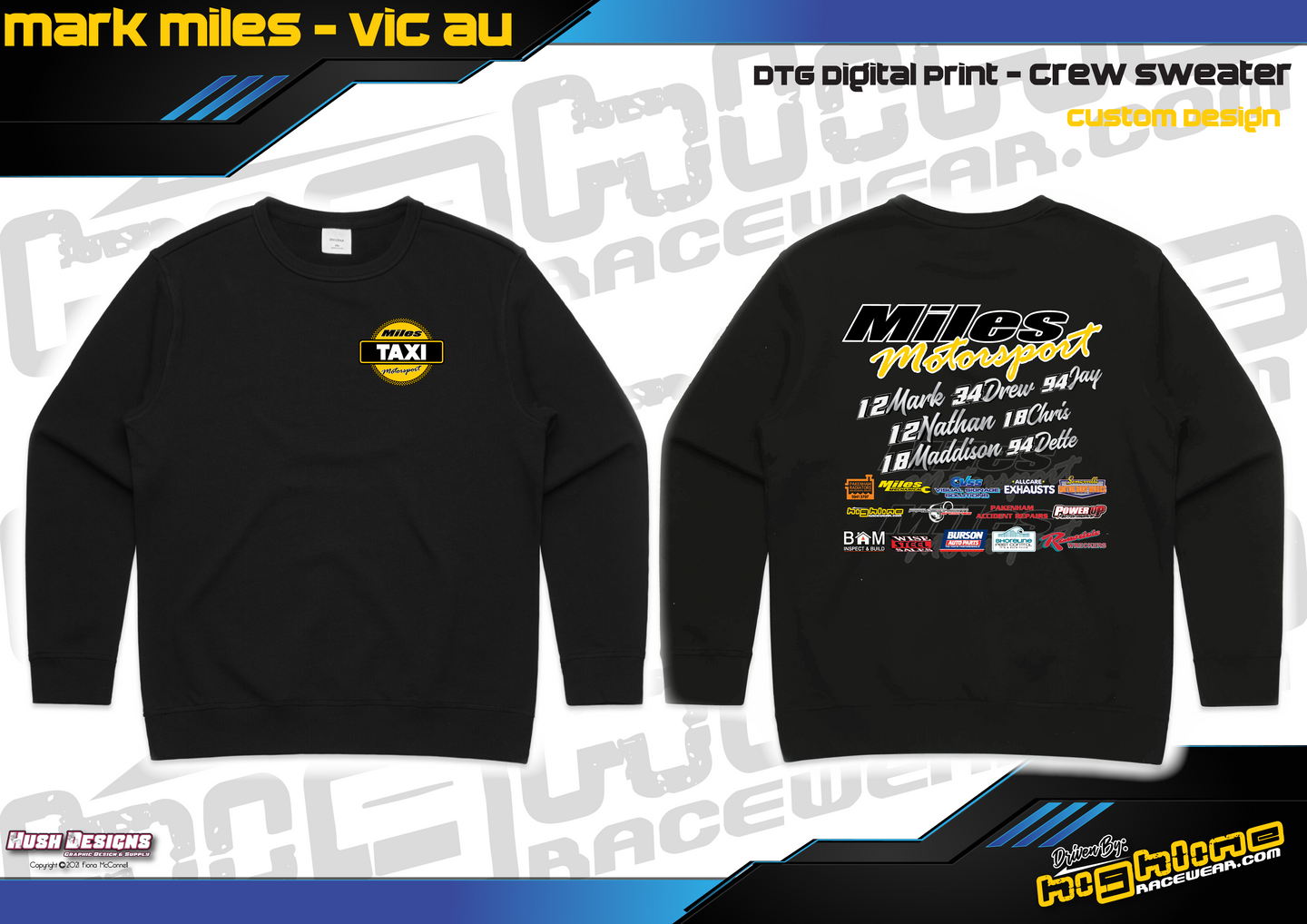 Crew Sweater - Miles Motorsport