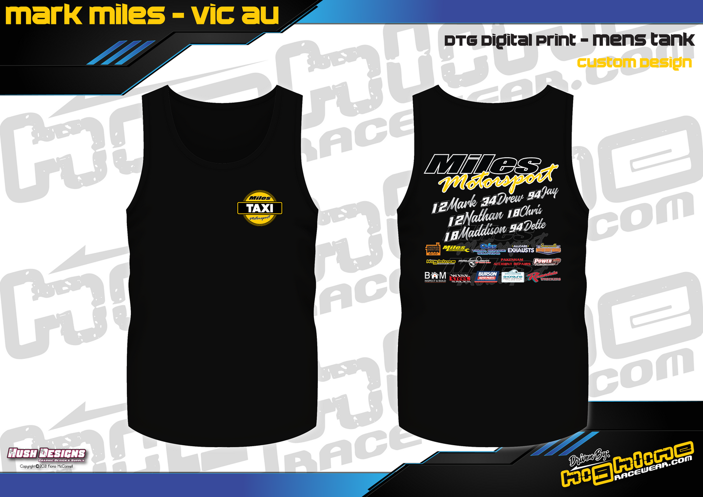 Mens/Kids Tank - Miles Motorsport