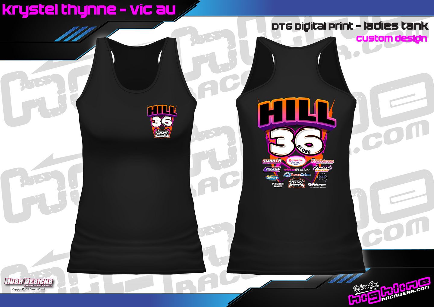 LADIES TANK - HILL FAMILY RACING