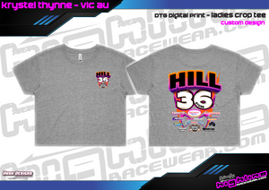 LADIES CROP TEE - HILL FAMILY RACING