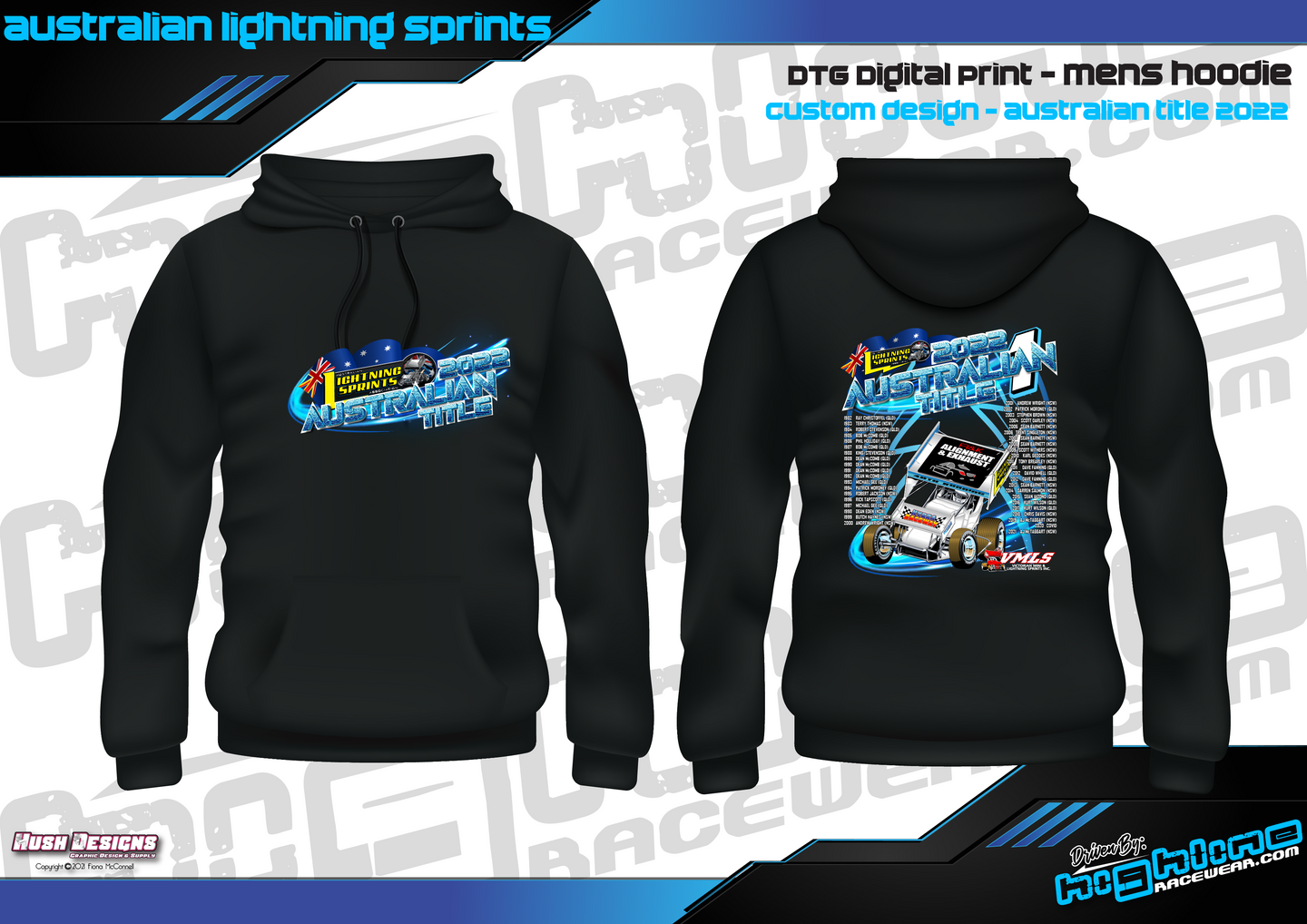 Hoodie - Lightning Sprint Aussie Title