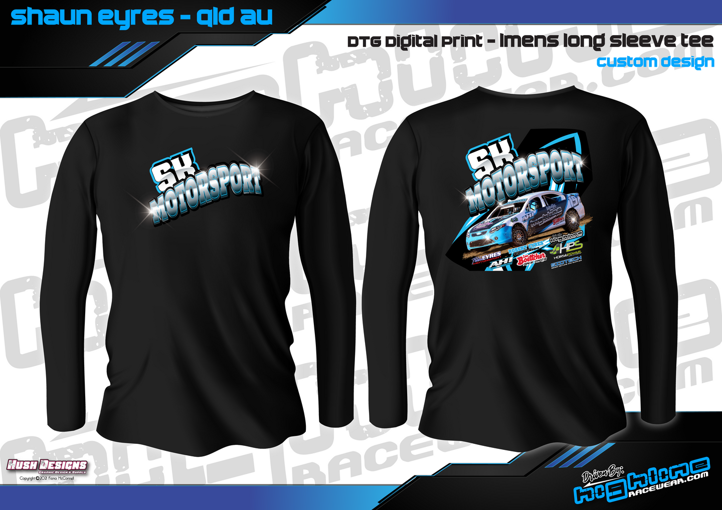 MENS/KIDS LONG SLEEVE TEE - SHAUN EYRES