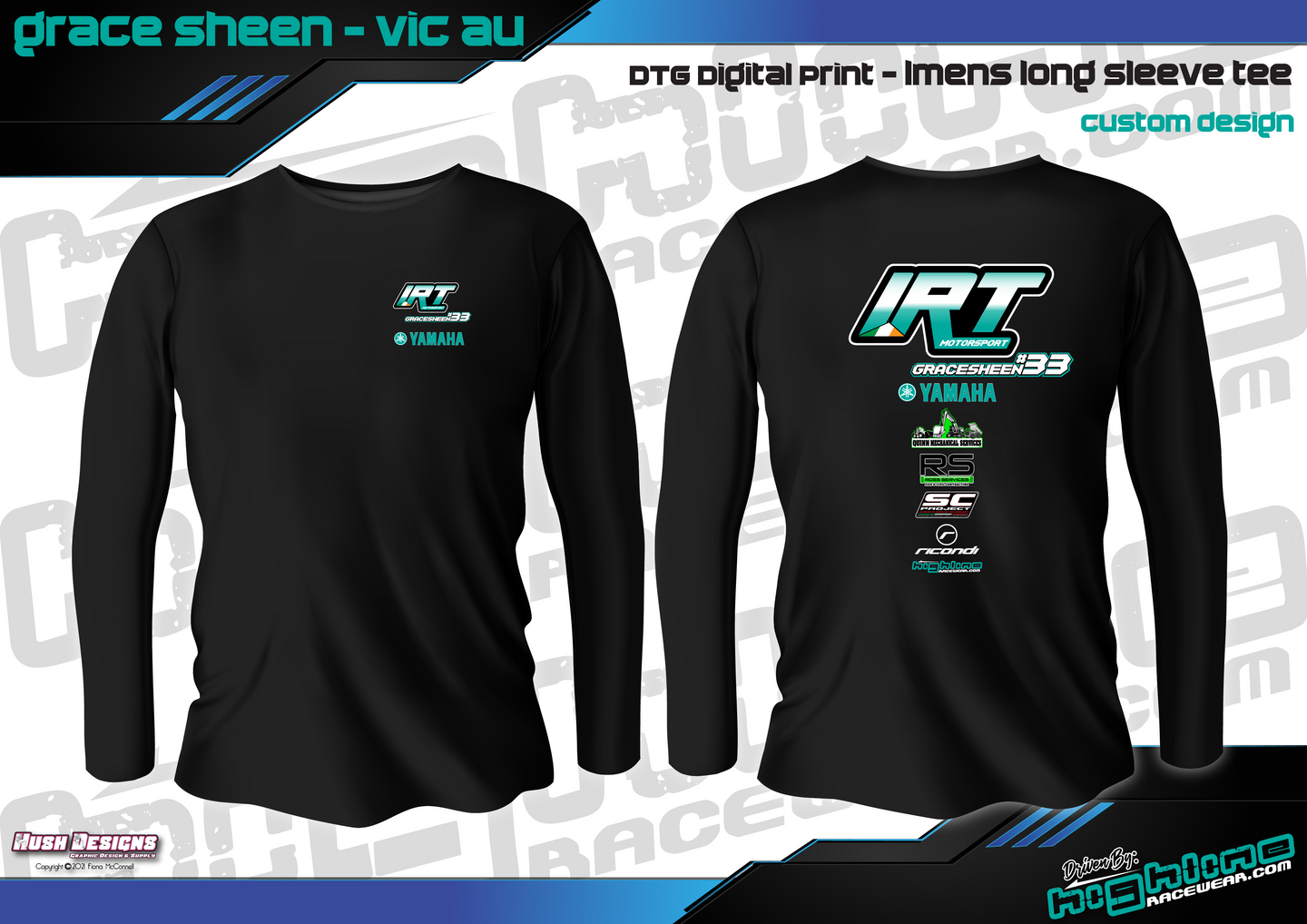 Long Sleeve Tee - Mens/Kids - IRT Motorsport