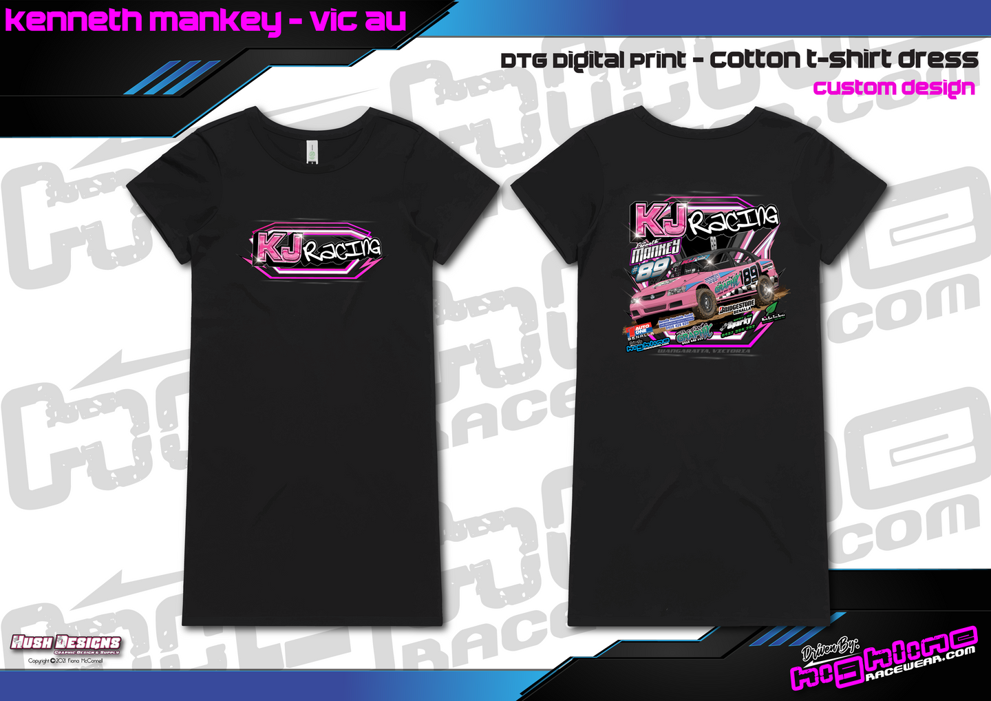 T-Shirt Dress - Kenneth Mankey