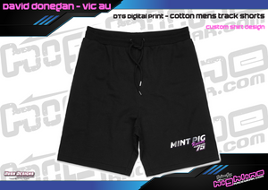 Track Shorts - Mint Pig