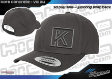 Load image into Gallery viewer, 3D Puff Yupoong Snap Back CAP - Kore Concrete
