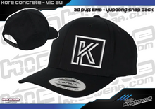 Load image into Gallery viewer, 3D Puff Yupoong Snap Back CAP - Kore Concrete

