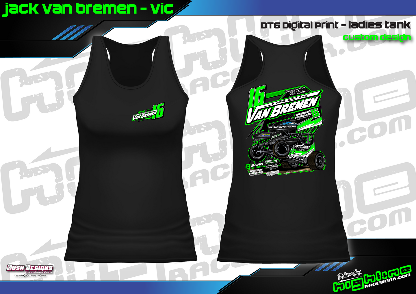 Ladies Tank -  Jack Van Bremen